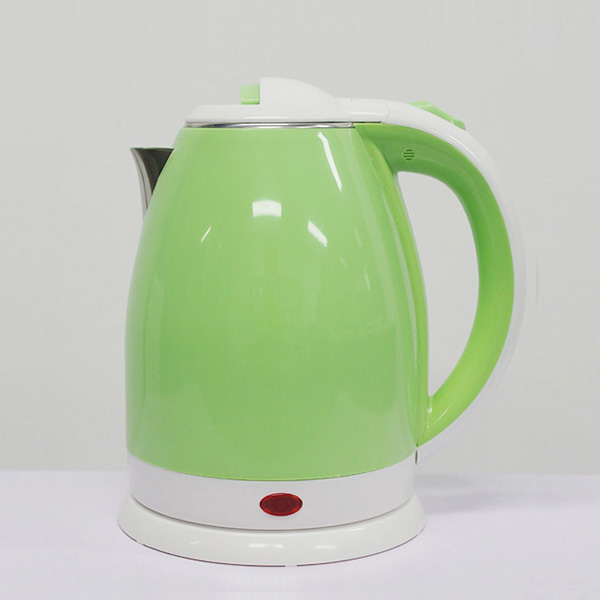2021 hot sale home electronics kitchen appliances GREEN Double wall 2 Layers water boiling Electric Kettle 